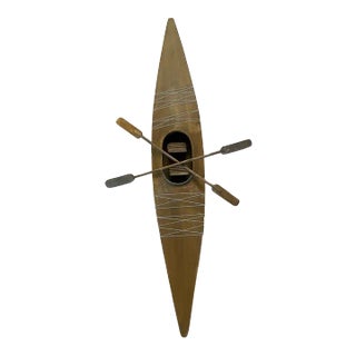 1950s Wooden Boat Model For Sale