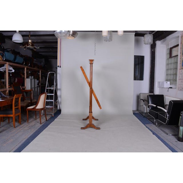 Biedermeier Standing Mirror in Walnut, 1810 For Sale - Image 13 of 15