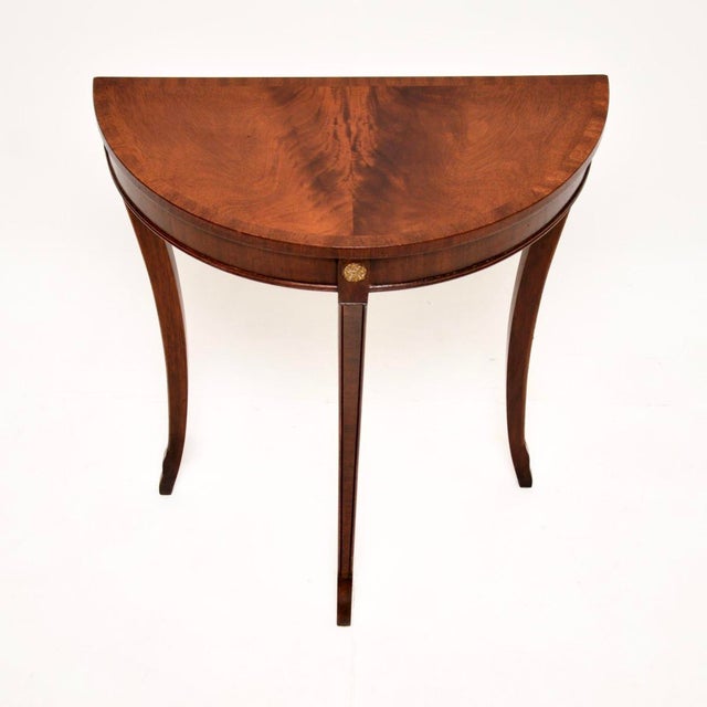 Regency Style Console Table, 1950 For Sale - Image 4 of 8