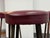 Plastic Mid 20th Century Burgundy Vinyl + Metal Bar Stools, Set of Three For Sale - Image 7 of 12