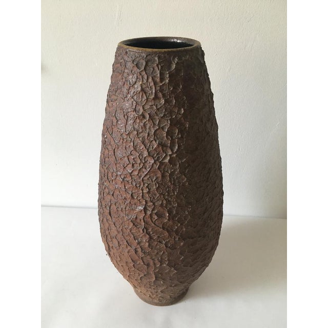 Brutalism, heavy Floor Vase, 1960's