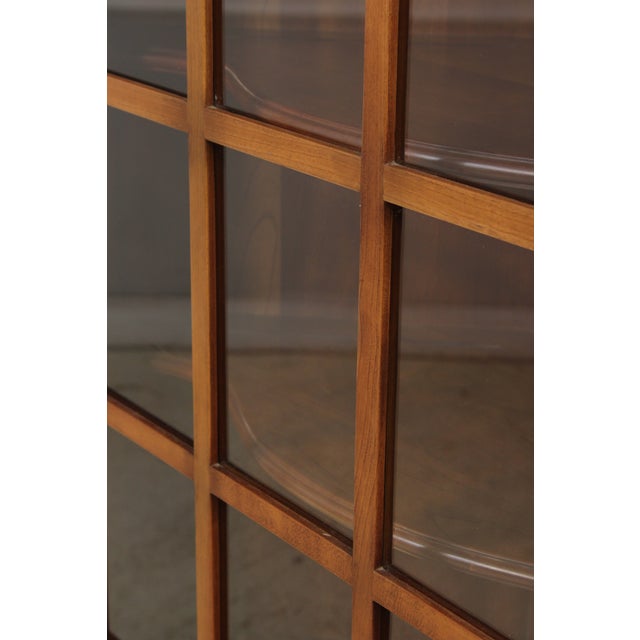 Pair Stickley Cherry Valley Corner China Cabinets For Sale - Image 10 of 18