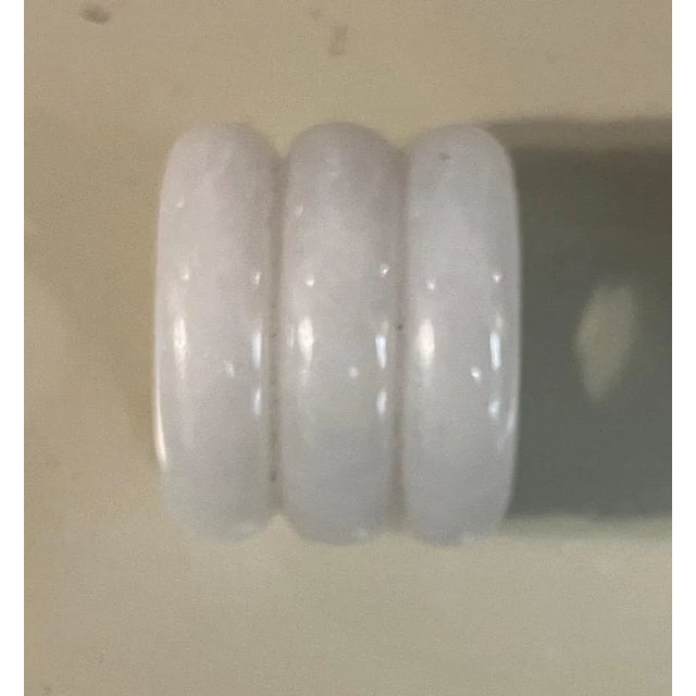 Chinoiserie Chinese Carved Jade Archer's Ring For Sale - Image 3 of 11