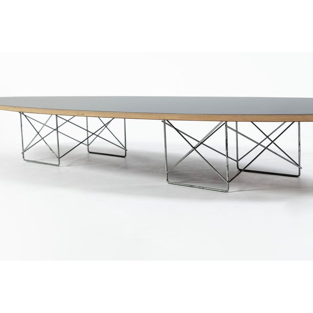 Eames Surfboard Etr Coffee Table for Herman Miller, Black Mid Century Modern Table For Sale - Image 9 of 14
