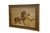Vintage Chinese Chinoiserie hand-carved wood relief panel / plaque depicting the famous Chinese idiom Bole Xiang Ma...