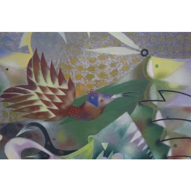 Mid-Century Modern Leonel Maciel Painting For Sale - Image 3 of 8