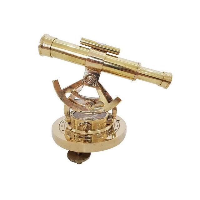 Nautical Compass Telescope Theodolite Used by Sailors For Sale - Image 9 of 9