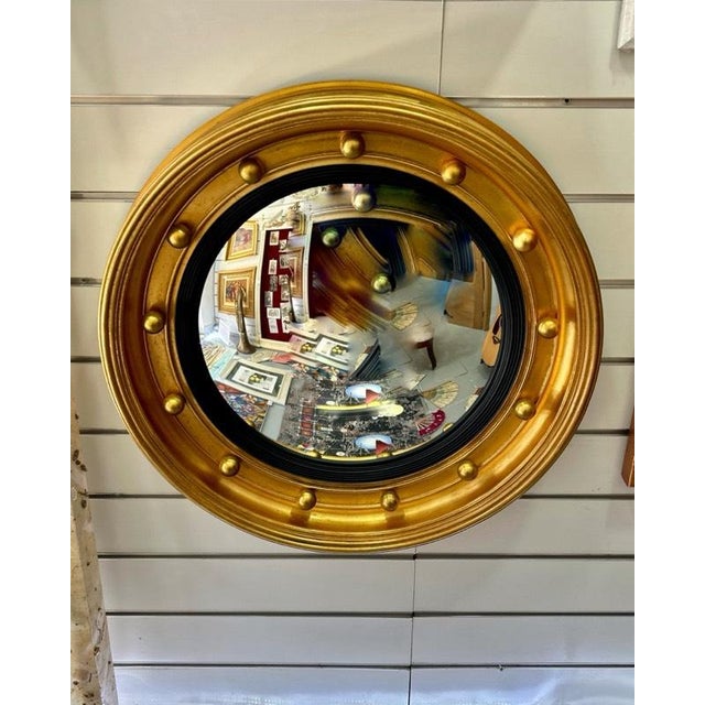 Regency Federal Convex Mirror For Sale - Image 6 of 7