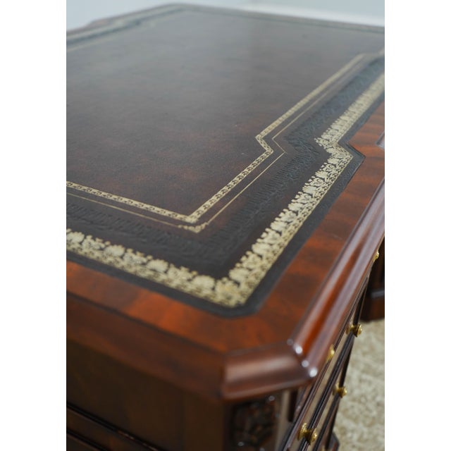 Maitland Smith Leather Top Coffee Table For Sale - Image 13 of 18