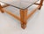 Tan Vintage Square Italian Coffee Table in Wood and Smoked Glass from Fontana Arte, 1960s For Sale - Image 8 of 16