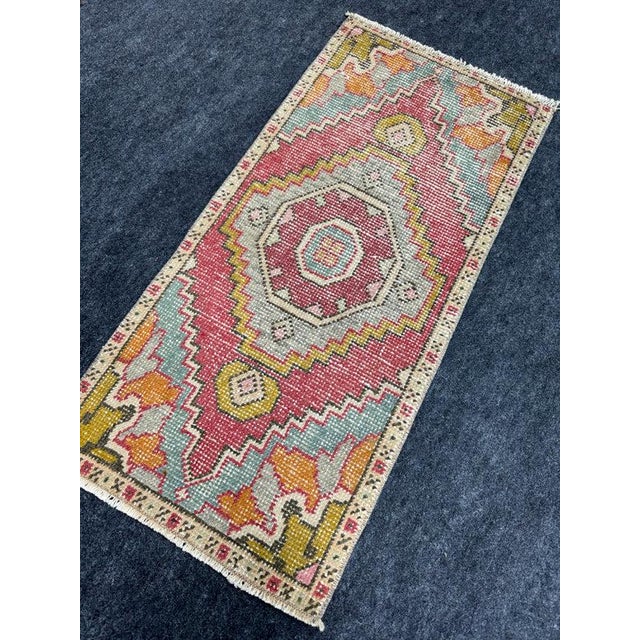 Early 21st Century Turkish Yastik Rug 1'7" x 3'3" For Sale - Image 5 of 5
