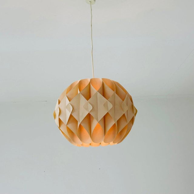 Butterfly Pendant Lamp by Lars Schiøler for Hoyrup Denmark For Sale - Image 11 of 11
