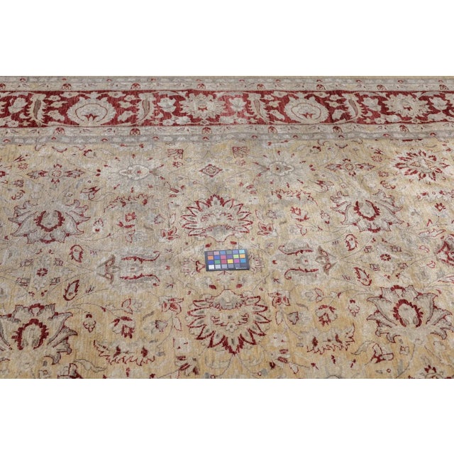 Early 21st Century Peshawar Rug 8'11'' X 12'1'' For Sale - Image 5 of 12