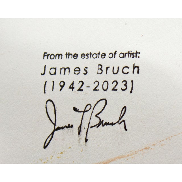 Early 21st Century Abstract Acrylic Painting by James L. Bruch For Sale - Image 5 of 8