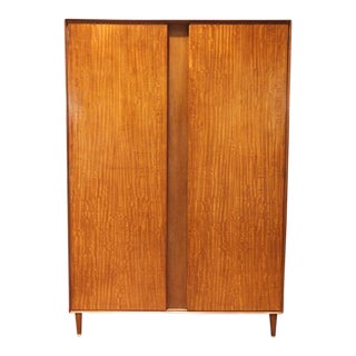 1960s Mid Century Modern Vintage Teak Armoire Wardrobe by Meredew For Sale
