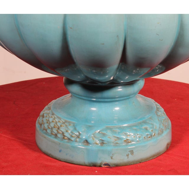 19th Century Glazed Ceramic Planter For Sale - Image 3 of 10