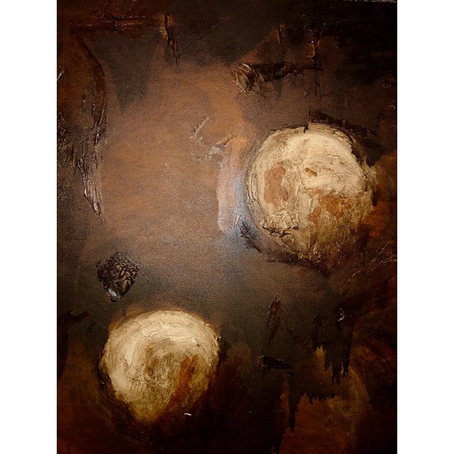 Textile David Rankin, Australian Abstract Expressionist Oil Painting, 1990 For Sale - Image 7 of 12