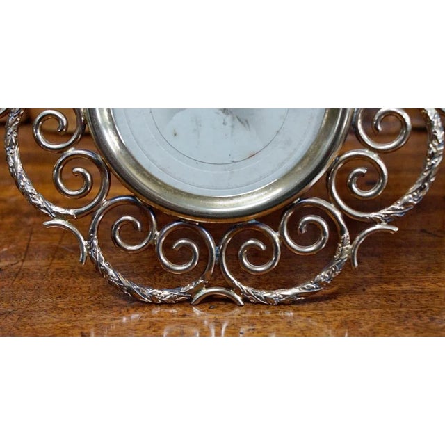 Antique Victorian English Brass Ring Photos Frames, Set of 2 For Sale - Image 9 of 13