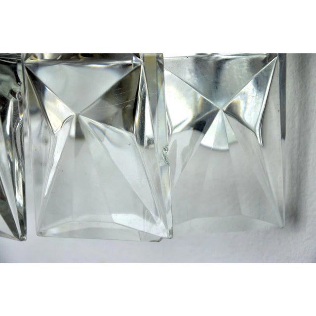 Silver Regency Glass Wall Light from Kinkeldey, Germany, 1970 For Sale - Image 8 of 10