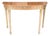 Mid 20th Century Italian Louis XVI Style Console With Rouge Marble Top For Sale