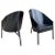 Black Pair of Philippe Starck Chairs, 1st Ed., Pratfall for Driade, Italy, 1980's For Sale - Image 8 of 8