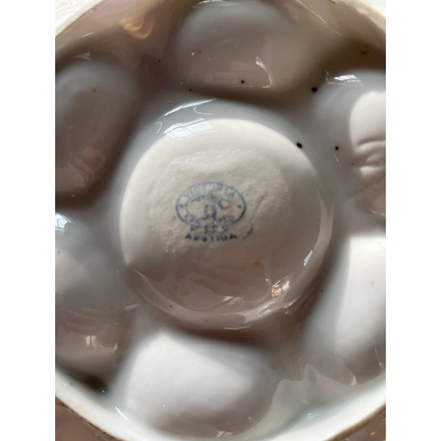 19th Century Antique Schmidt & Co Oyster Plate For Sale - Image 5 of 7