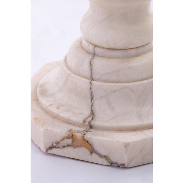 Italian Marble Column with Lighting, 1950s For Sale - Image 6 of 18