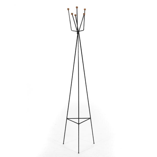 Mid 20th Century 1950s Iron Coat Rack/Stand For Sale - Image 5 of 7