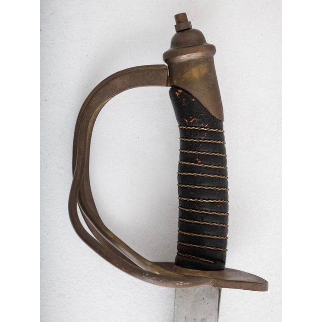 Silver 1860 Civil War Union Army Cavalry Sword For Sale - Image 8 of 9