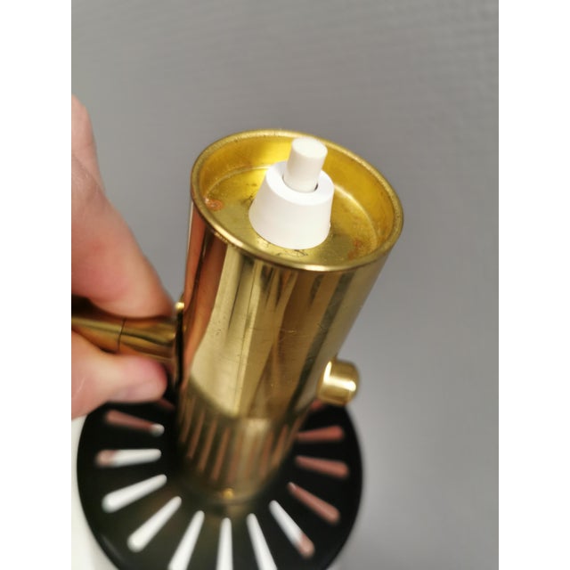 Adjustable Wall Lamps in Brass by Svend Aage Holm Sørensen for Holm Sørensen & Co, 1960s, Set of 2 For Sale - Image 9 of 11
