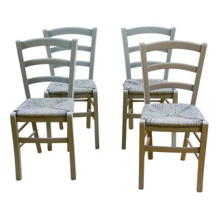 Rustic Chairs, Italy, Set of 4 For Sale