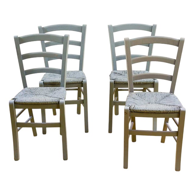 Rustic Chairs, Italy, Set of 4 For Sale