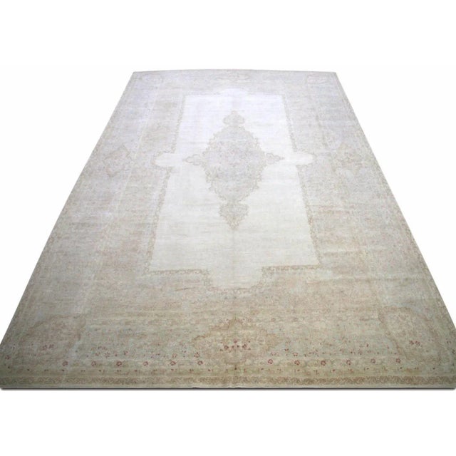 1950s 1950s Persian Kerman Rug For Sale - Image 5 of 6