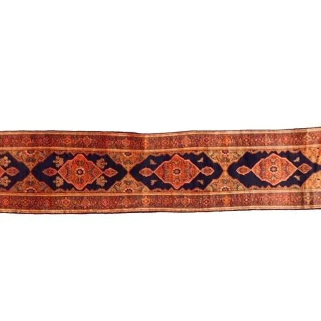 1910s Persian Mishan Malayer Palace Runner For Sale - Image 4 of 12