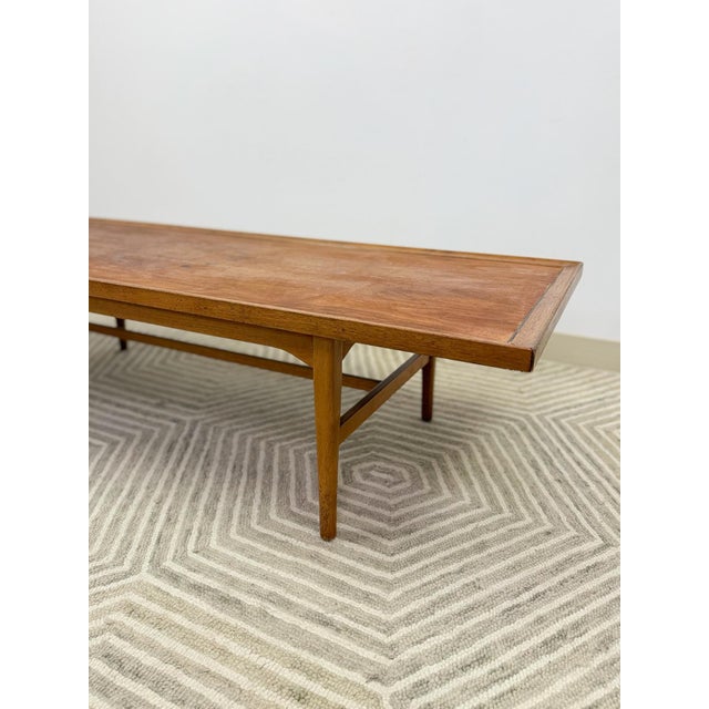 Drexel MCM Coffee Table Circular Dowel Inlay Vintage Mid-Century Modern For Sale - Image 10 of 10