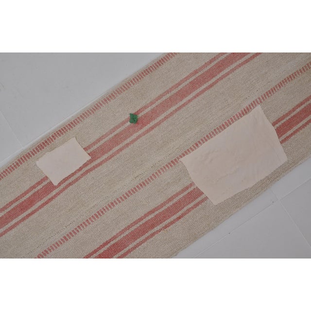 Vintage Anatolian Hemp Kilim Rug For Sale In Phoenix - Image 6 of 10