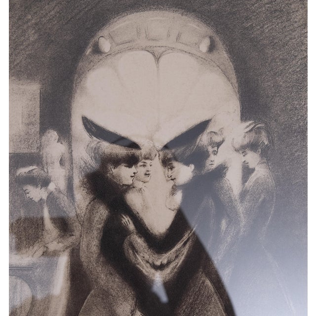 Paper Geo Wotherspoon, Gossip and Satan Came Also, 1900, Paper, Framed For Sale - Image 7 of 8