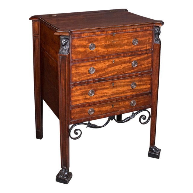 Antique Cocktail Cabinet, English, Egyptian Taste, Great Exhibition, Victorian For Sale