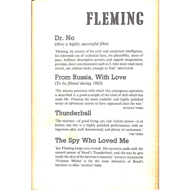 "On Her Majesty's Secret Service" 1963 Fleming, Ian For Sale In New York - Image 6 of 7