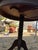 Wood Vintage 1955 Mahogany Drum Table With Lion's Head Hardware — Lyon Mfg. Co., Memphis For Sale - Image 7 of 8