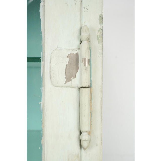 Vintage Steel Glass Medical Pharmacy Display Cabinet For Sale - Image 9 of 12