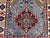 Gray, Cream and Red Kazak Wool Runner Rug, 2'9" X 6'4" For Sale - Image 9 of 15