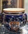 Renaissance Style Glazed Earthenware Cachepot with Heraldic Decoration from Gien For Sale - Image 3 of 8