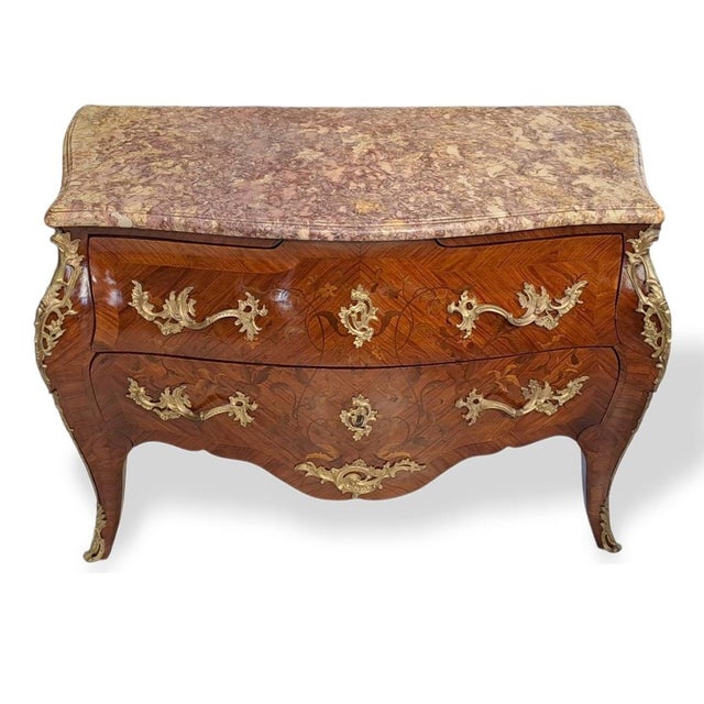 Napoleon III Walnut Chest of Drawers by Perino, Italy For Sale - Image 5 of 12