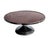 Metal 1950s Silver Plate Cake Stand With Faux Wood Formica Surface For Sale - Image 7 of 13