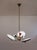 Black Mid-Century 3-Light Chandelier, Italy, 1950s For Sale - Image 8 of 10
