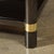 1980s Mid-Century Signed Karl Springer 2-Tier Gunmetal & Brass Cocktail Table For Sale - Image 5 of 13