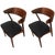 Set of Vintage Danish Dining Chairs in Teak and Oak by Helge Sibast, Reupholstered, 1960s For Sale