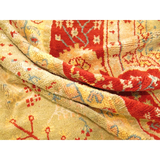 Zabihi Collection Oversize Antique Turkish Oushak Rug For Sale - Image 12 of 12