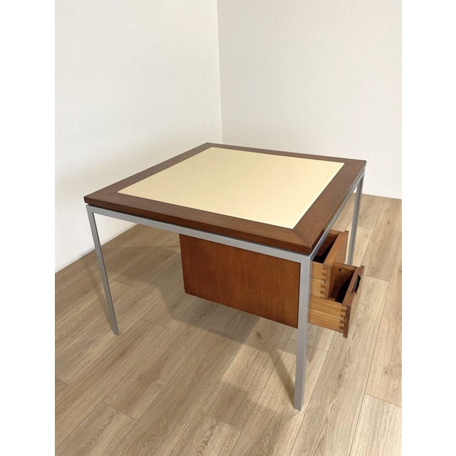 Italian Double Center Desk, 1950s For Sale - Image 4 of 8
